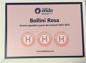 Asl Viterbo: "Da Fondazione Onda la conferma dei tre Bollini rosa all'ospedale Belcolle anche per il biennio 2022-2023"