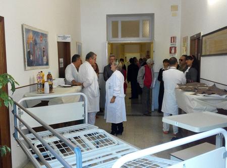 La consegna dei nuovi arredi sanitari all'ospedale di Tarquinia