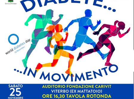 Diabete in movimento, a Viterbo due giorni di sensibilizzazione e di educazione alla salute