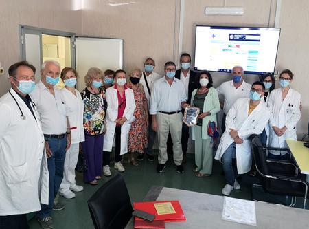 Asl Viterbo: "I Club service di Viterbo donano un monitor al Day hospital oncologico di Belcolle"