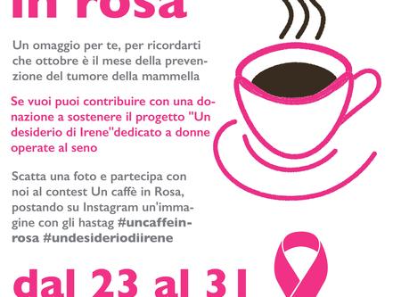 Asl Viterbo: dal 23 al 31 ottobre Un caffè in rosa per la prevenzione del tumore al seno