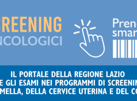 Anche nella Tuscia attivo Prenota smart, il nuovo servizio di prenotazione della Regione Lazio, rivolto agli screening oncologici