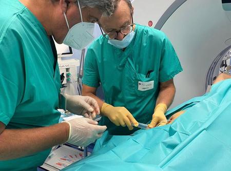 Asl Viterbo, Ospedale di Tarquinia: Eseguita la prima procedura di drenaggio percutaneo con l'ausilio dell'imaging di tomografia computerizzata