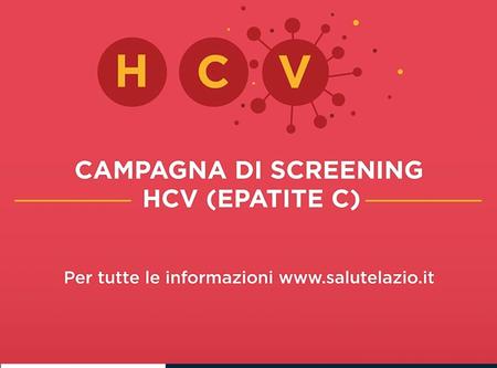 Screening Hcv, Epatite C, prenota il tuo test su www.salutelazio.it